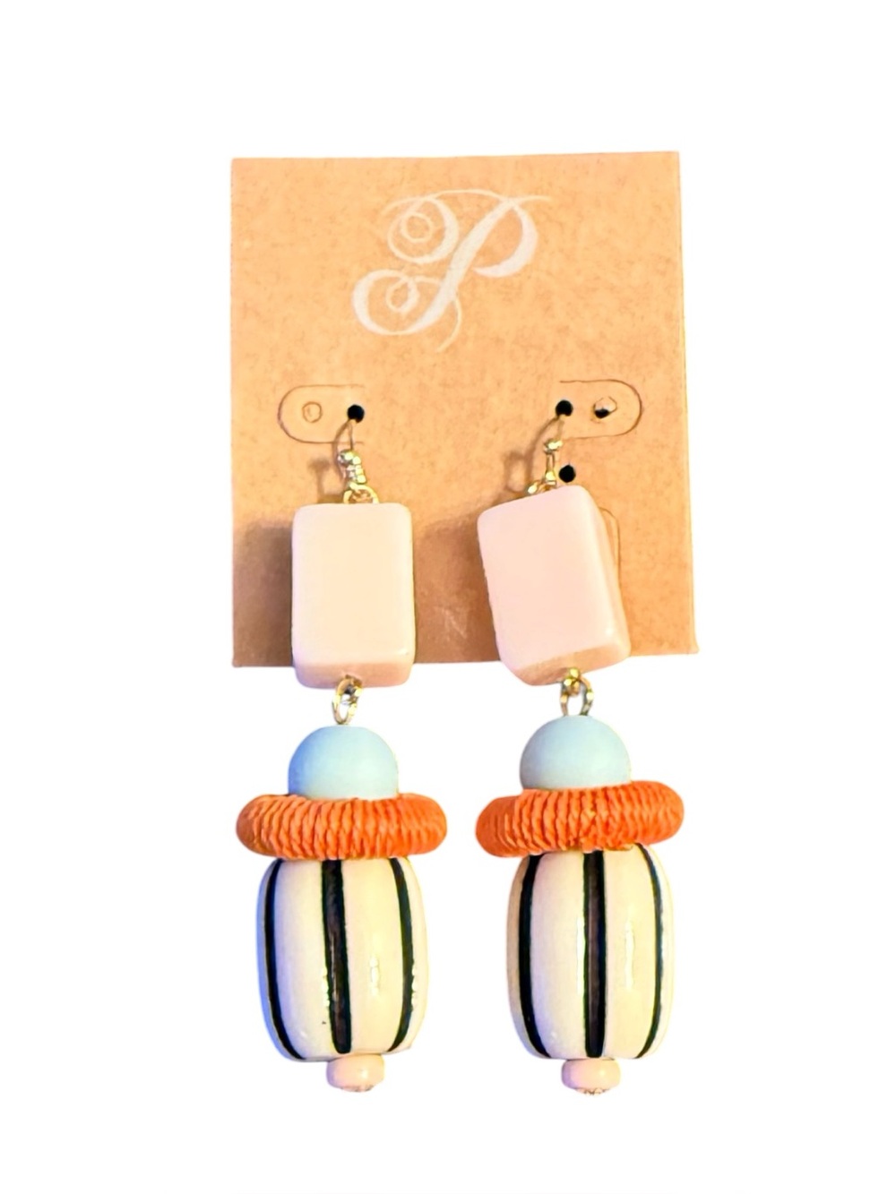 Plunder Colorful Beaded Statement Earrings Boho Dangle Earrings